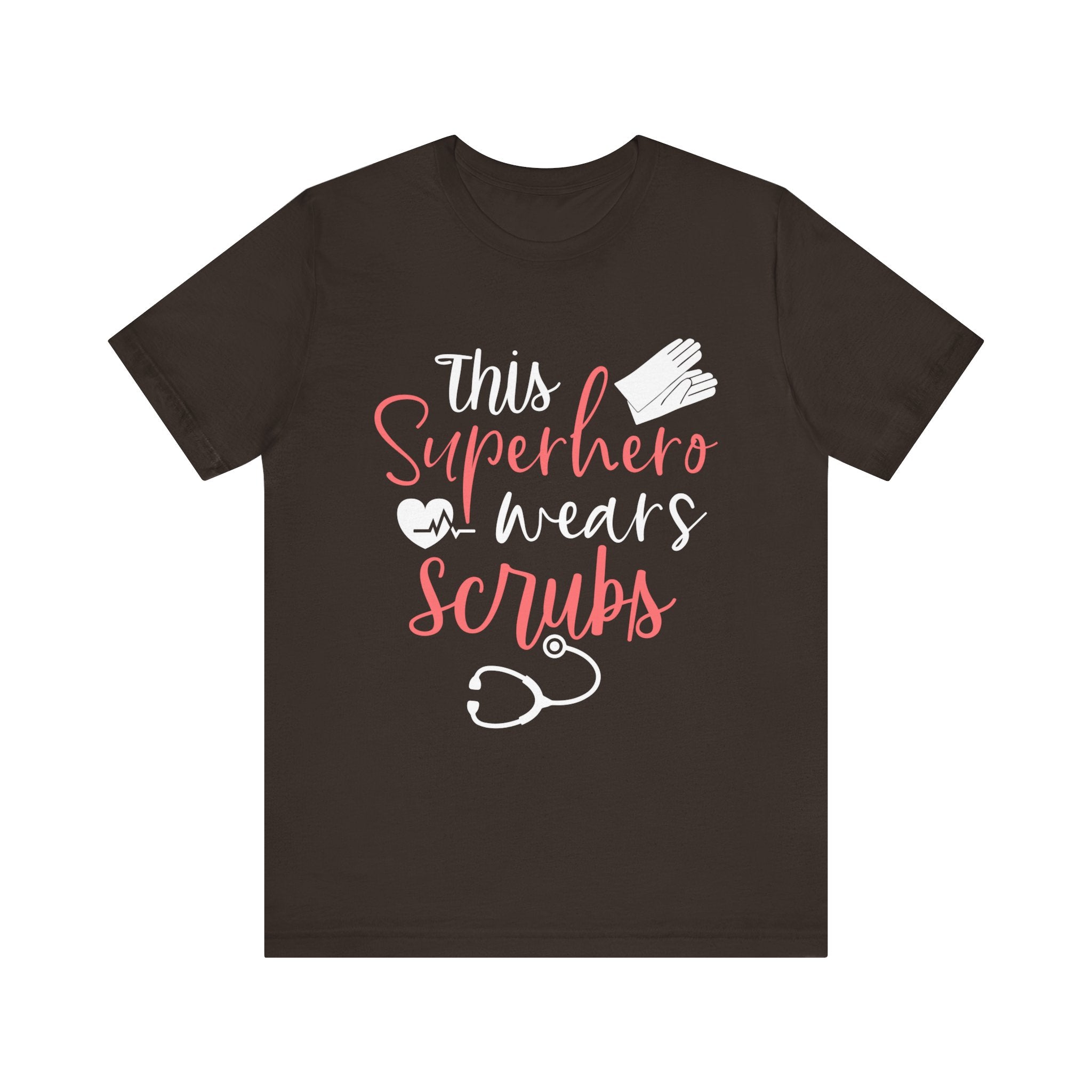Ce super-héros porte un tee-shirt unisexe Scrubs 