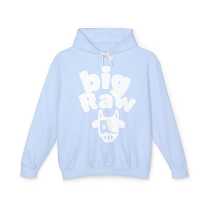 Big Raw Unisex Lightweight Hooded Sweatshirt - Cozy Casual Wear, Perfect for Everyday Use, Gift for Friends, Trendy Hoodie Printify
