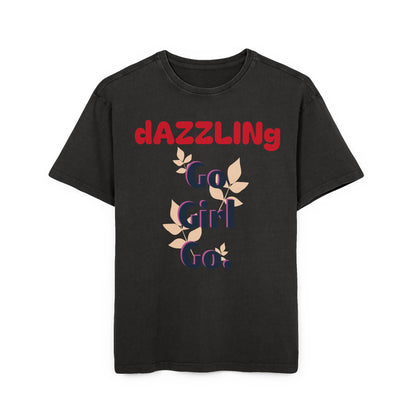 Oversize Tee - Dazzling 'Go Girl Go' Design