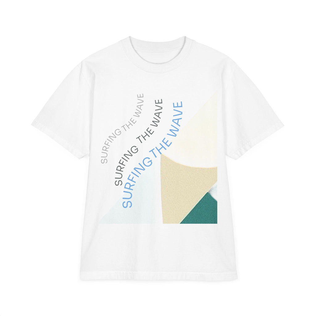 Surfing the Wave Graphic Tee, Casual T-Shirt, Beach Shirt, Summer Style, Unisex Apparel, Gift for Surfers Printify