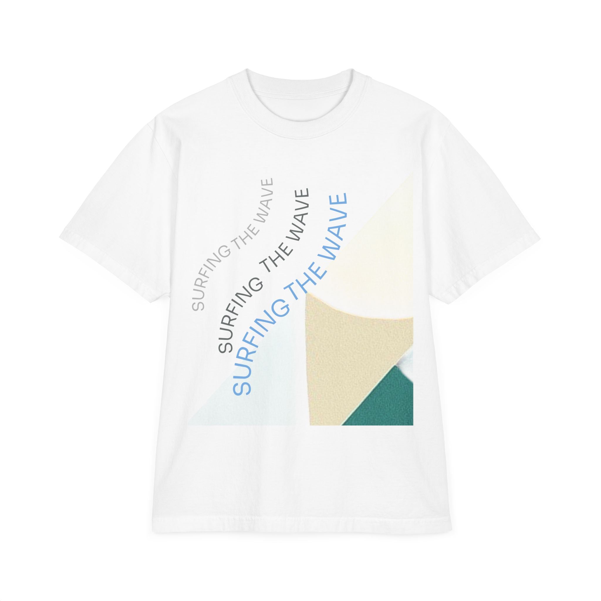 Surfing the Wave Graphic Tee, Casual T-Shirt, Beach Shirt, Summer Style, Unisex Apparel, Gift for Surfers Printify