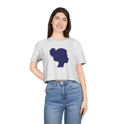 RCNSONS Women's Crop Silhouette Tee