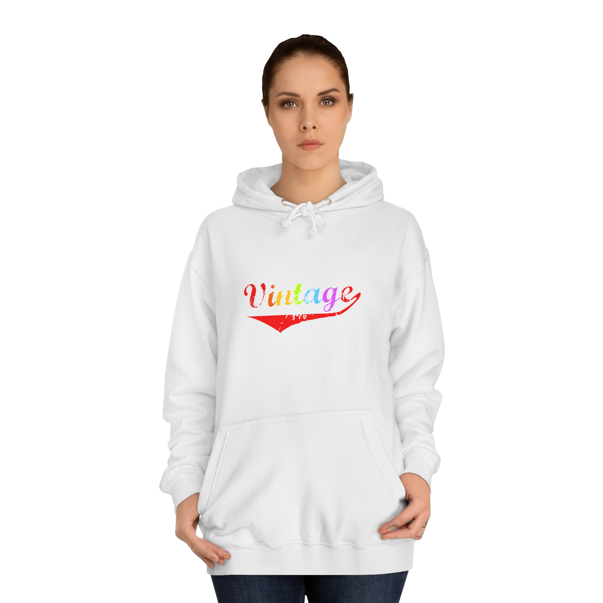 Sweat à capuche unisexe vintage 