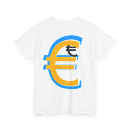 Stylish Euro Graphic Tee for Trendsetters, Casual Wear, Gift for Travelers, Summer Vibes, Unisex Cotton Apparel