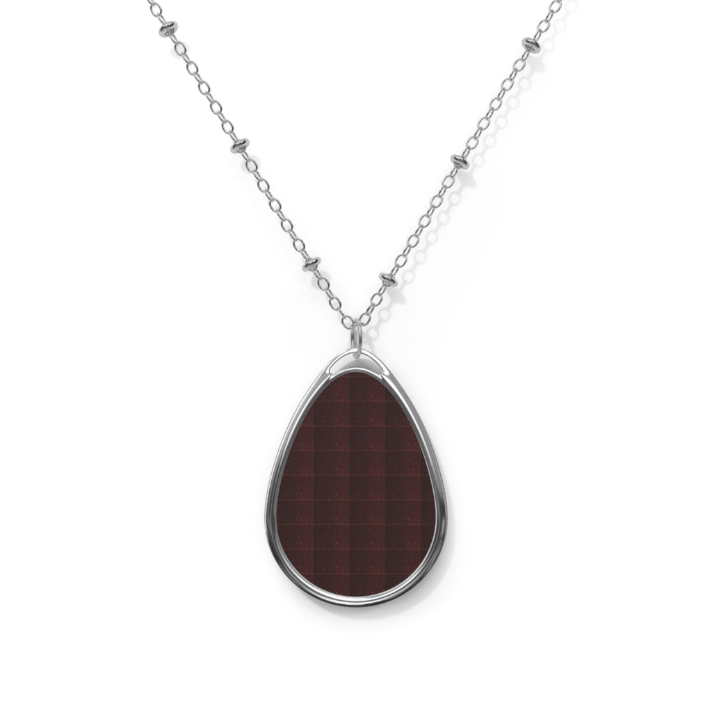 Elegant Oval Necklace, Dainty Jewelry, Gift for Her, Minimalist Pendant, Layering Necklace, Everyday Accessory Printify