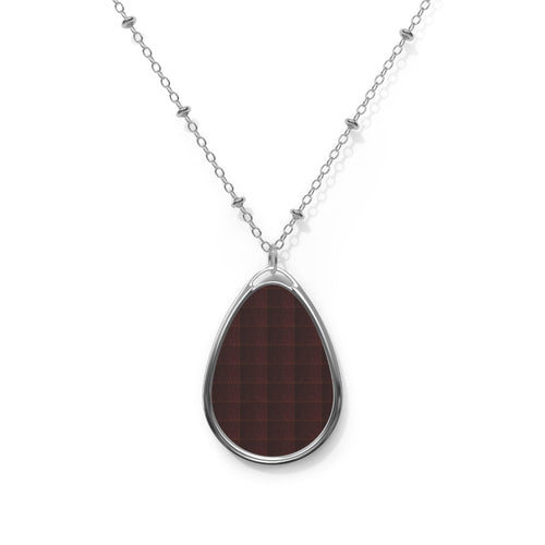 Elegant Oval Necklace, Dainty Jewelry, Gift for Her, Minimalist Pendant, Layering Necklace, Everyday Accessory Printify