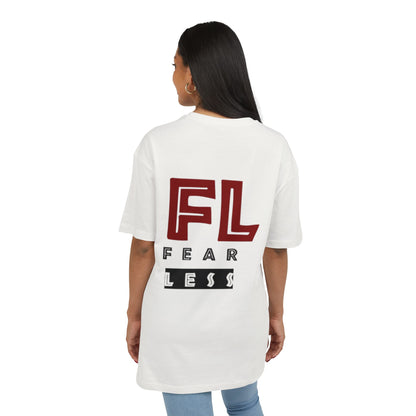Fearless Unisex Heavy Oversize Tee - Empowering Statement Shirt