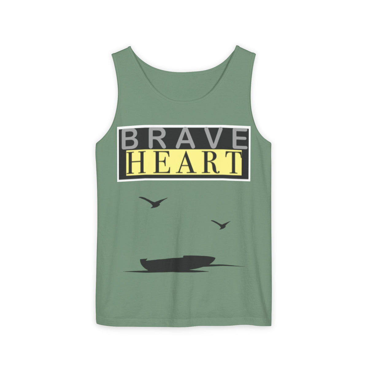 Brave Heart Tank Top | Unisex Garment-Dyed Tee