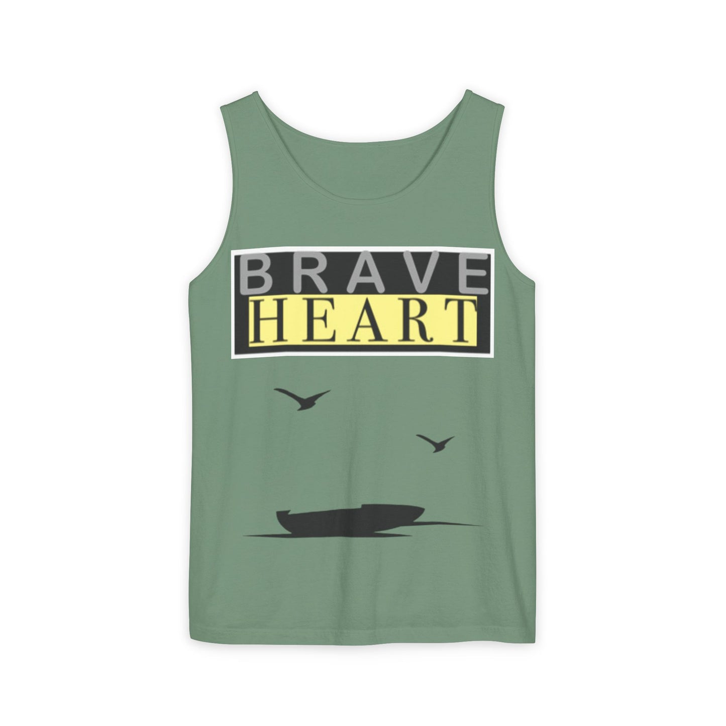 Brave Heart Tank Top | Unisex Garment-Dyed Tee