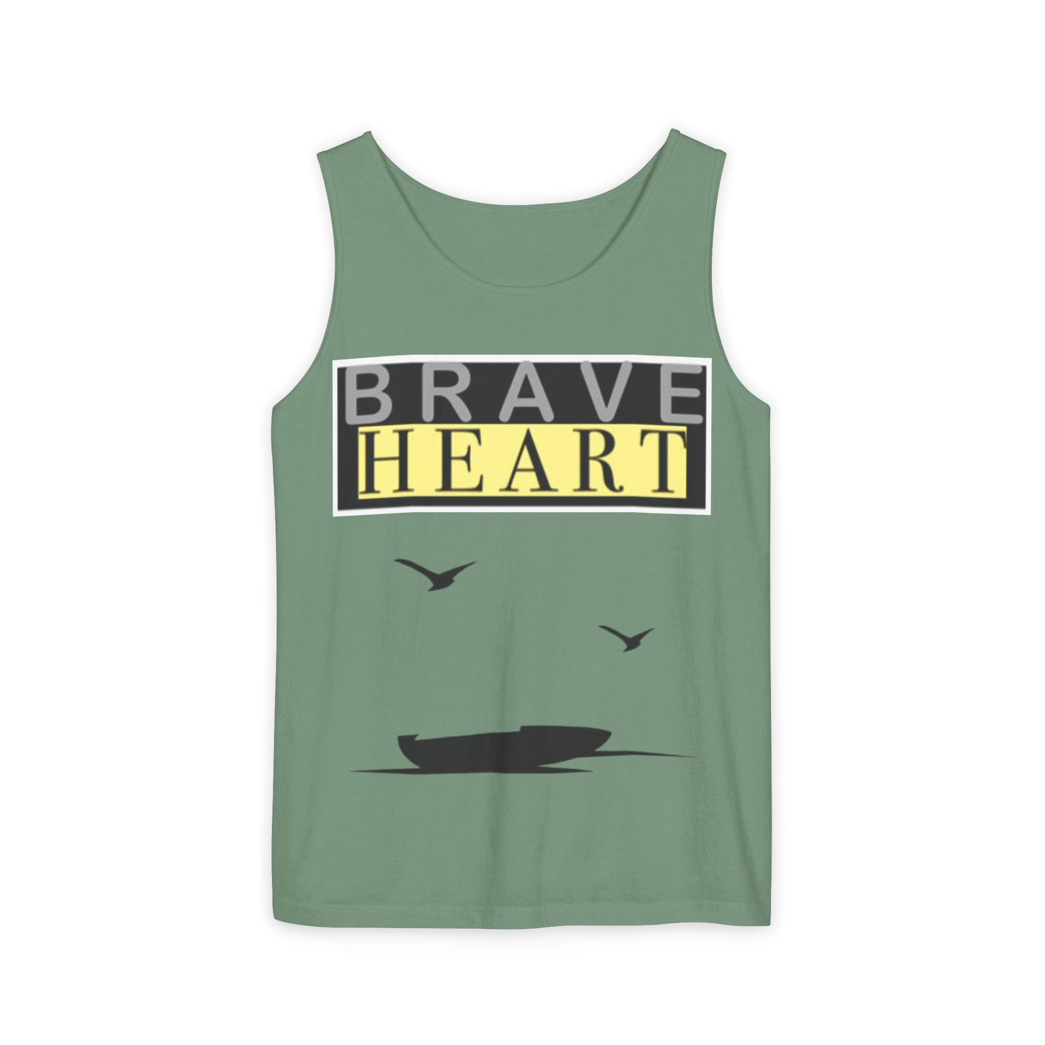 Brave Heart Tank Top | Unisex Garment-Dyed Tee