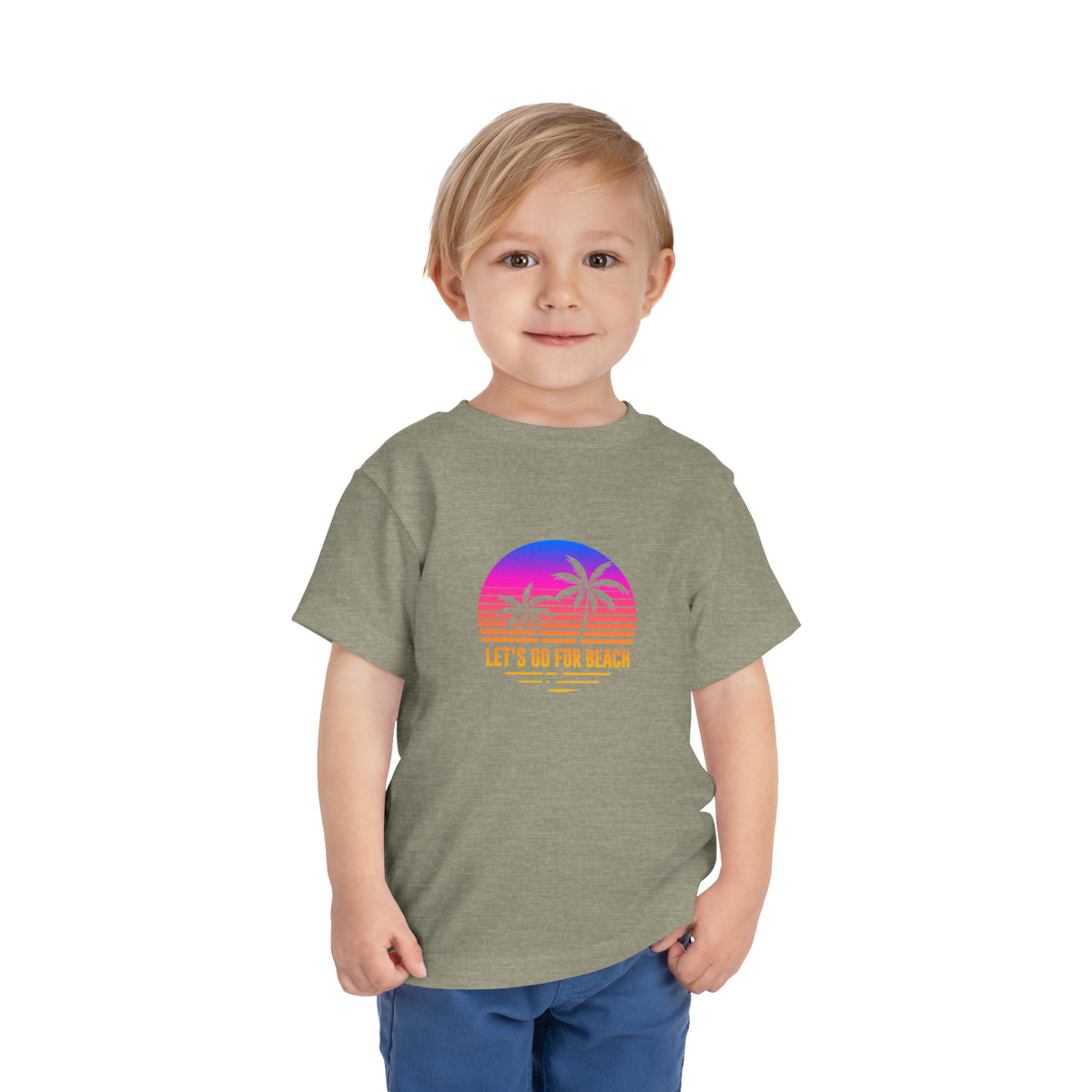 T-shirt Allons-y pour la plage pour tout-petit 