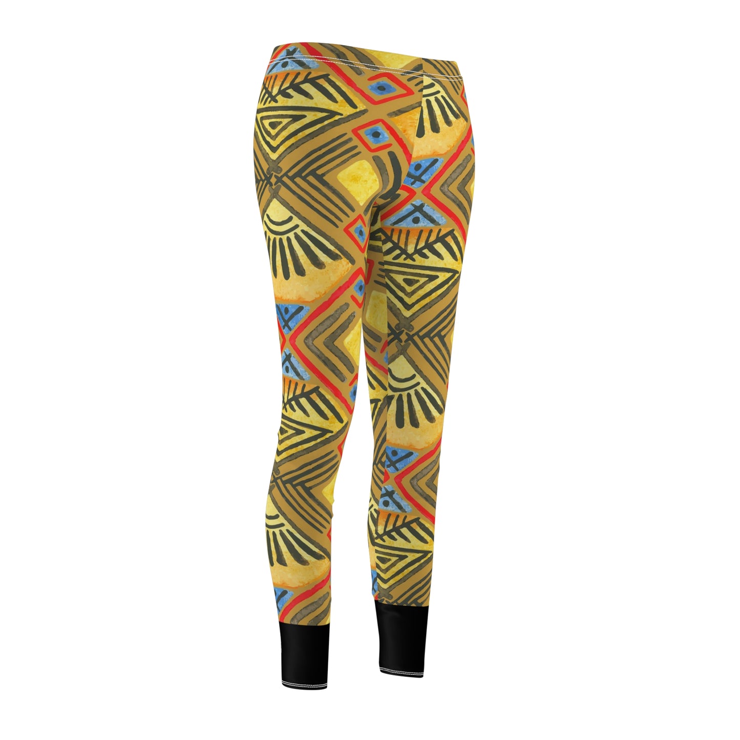 Women's Cut & Sew Abakwa Casual Leggings (AOP)