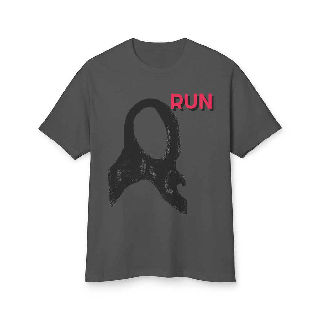 Casual Unisex Tee -  Run Graphic