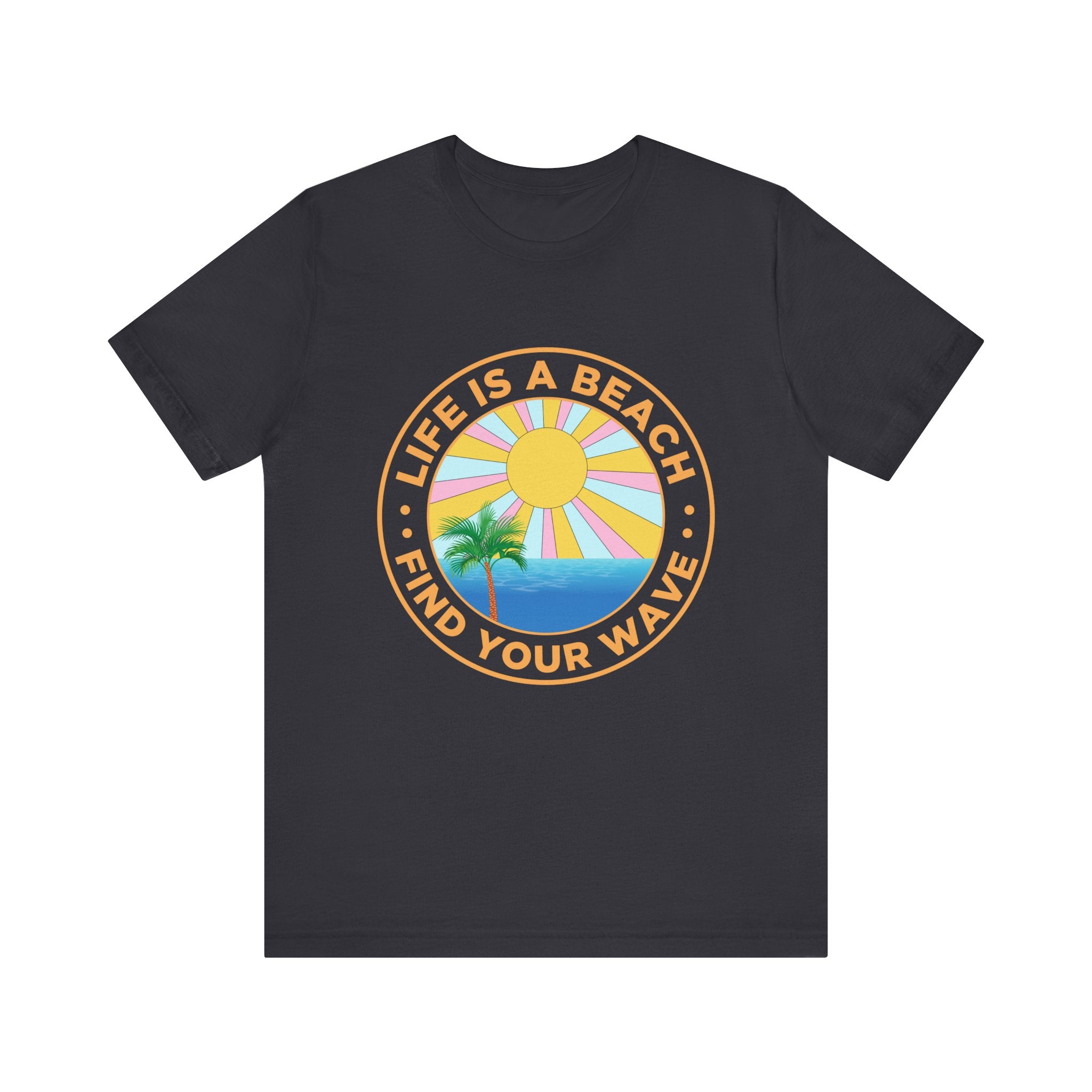 La vie est un tee-shirt unisexe de plage 
