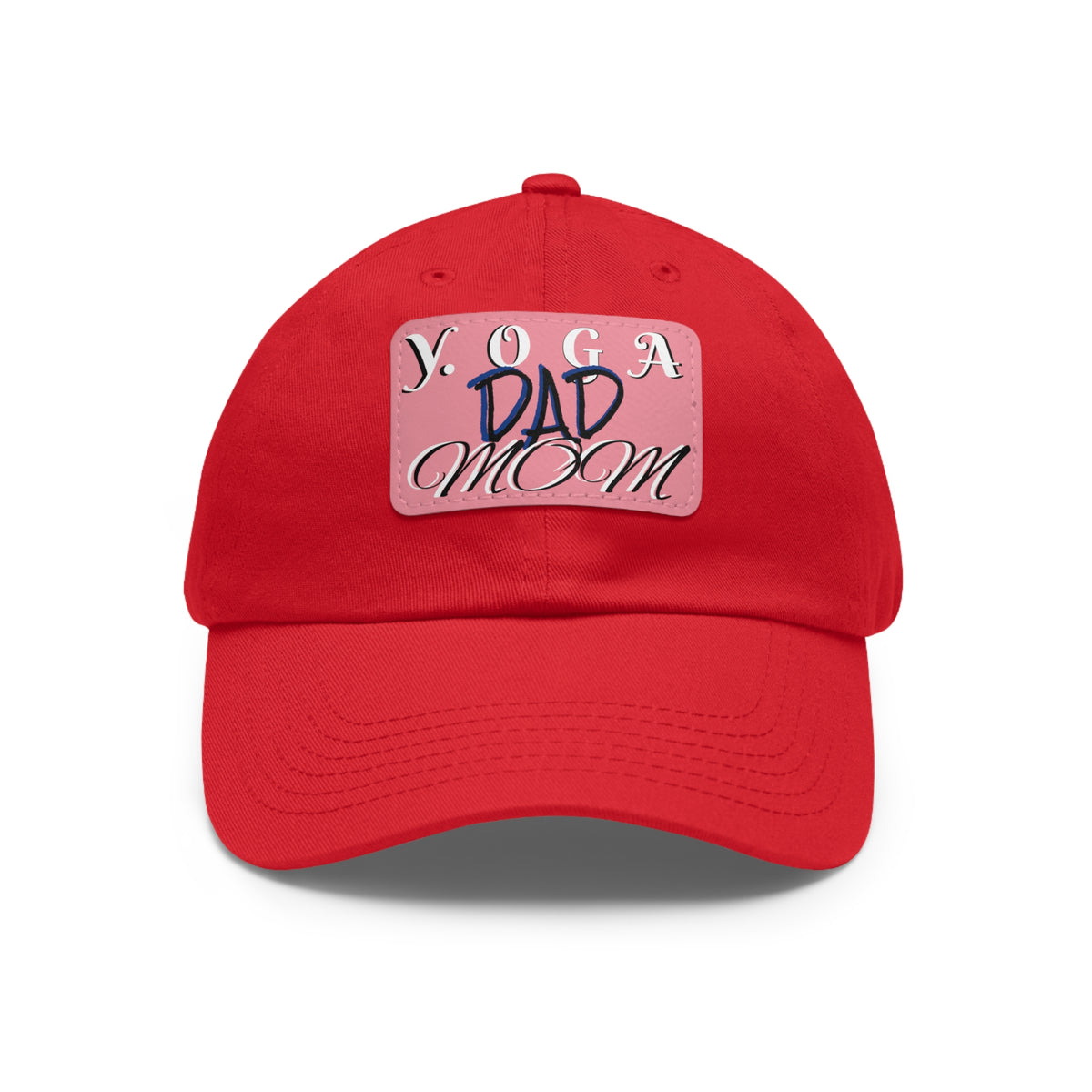 Yoga Dad Hat with Leather Patch