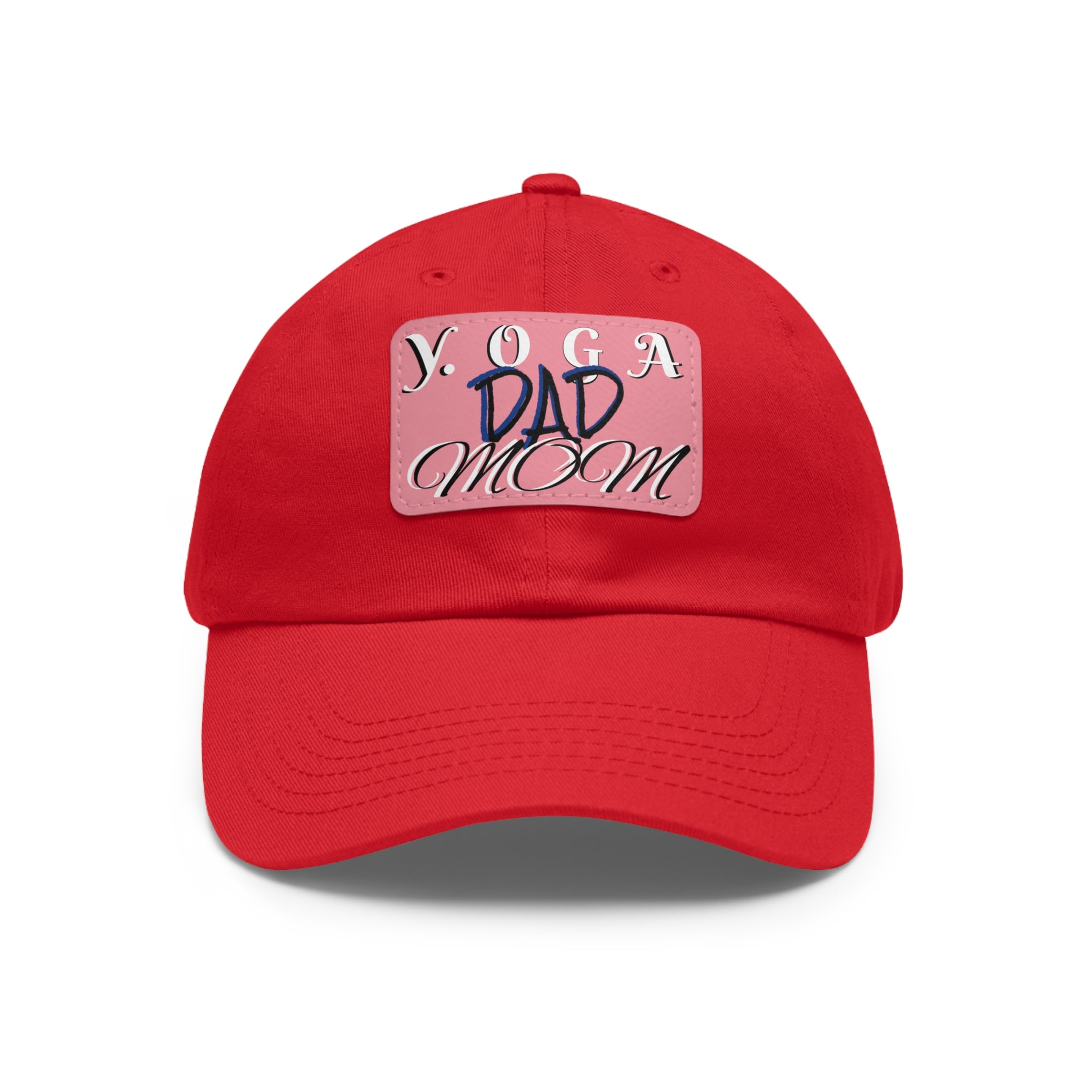 Yoga Dad Hat with Leather Patch