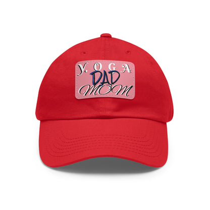 Yoga Dad Hat with Leather Patch