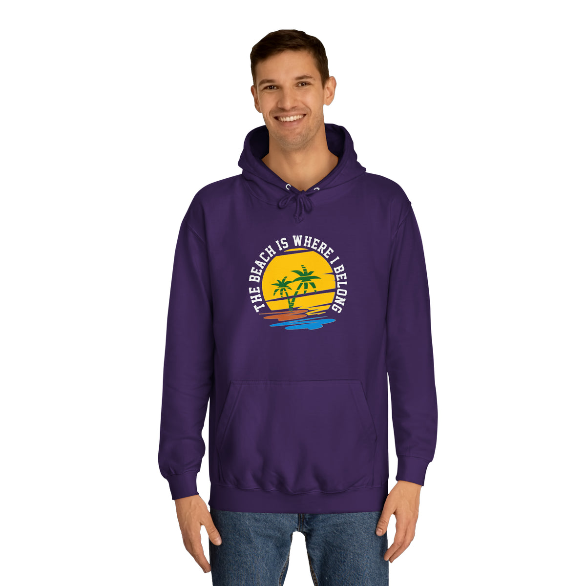 The Beach Is Where I Belong Unisex Hoodie
