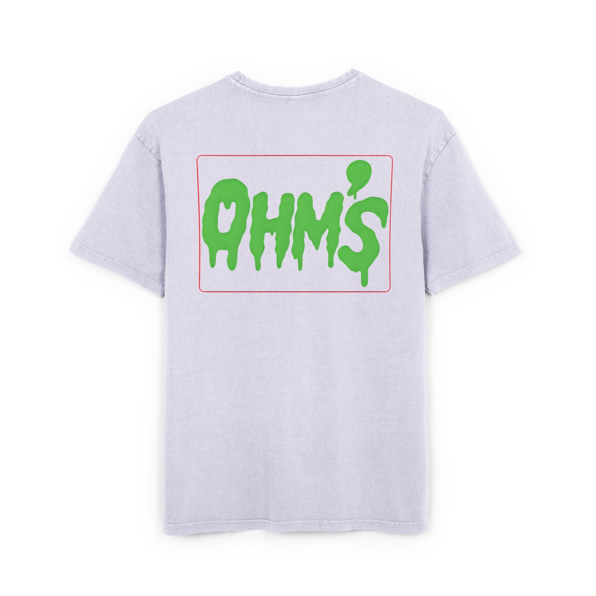 T-Shirt Olm’s Mann Acid Washed Heavy Oversize Tee for Men
