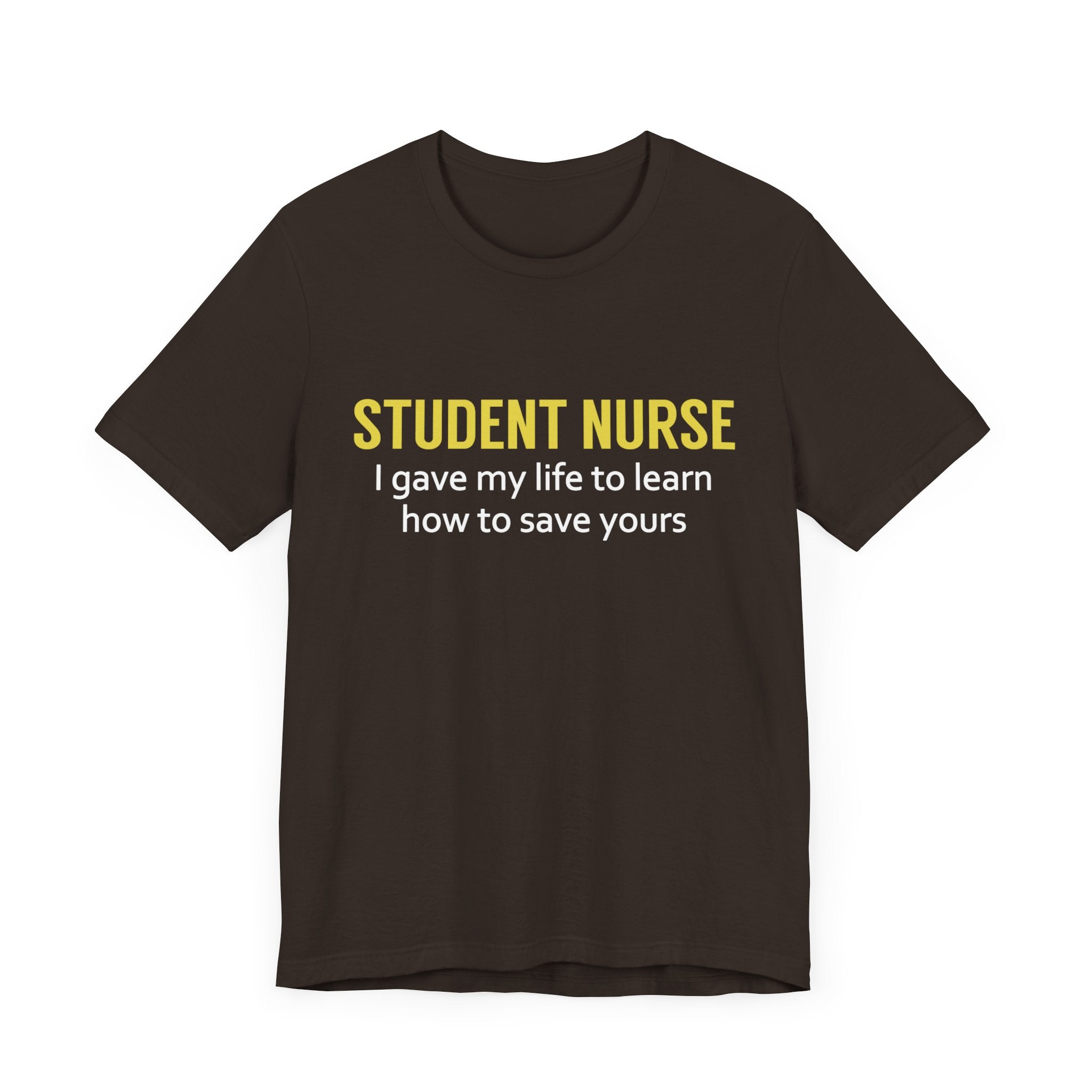 Tee-shirt unisexe infirmière étudiante 