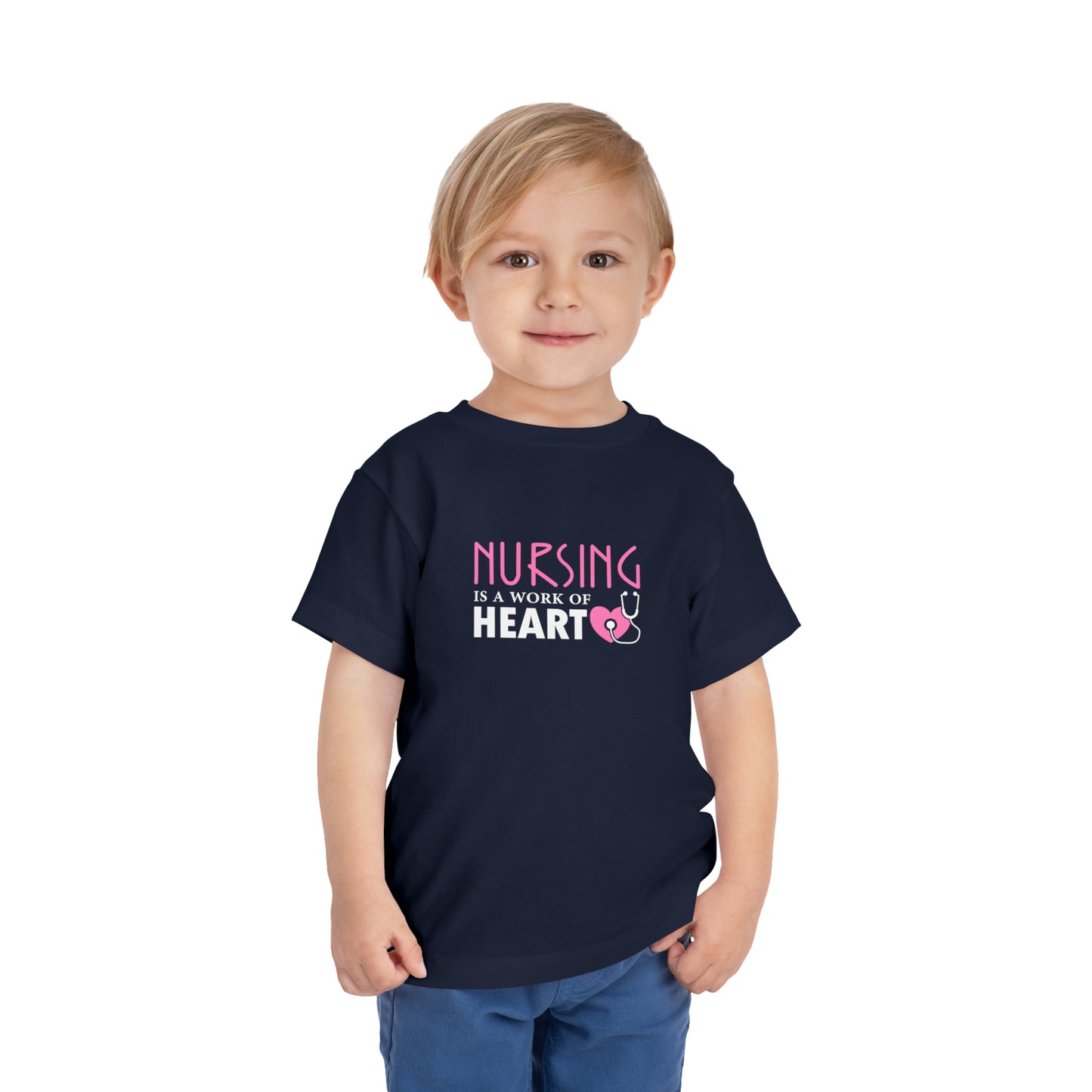Nursing Is A Way Of Heart Toddler Tee
