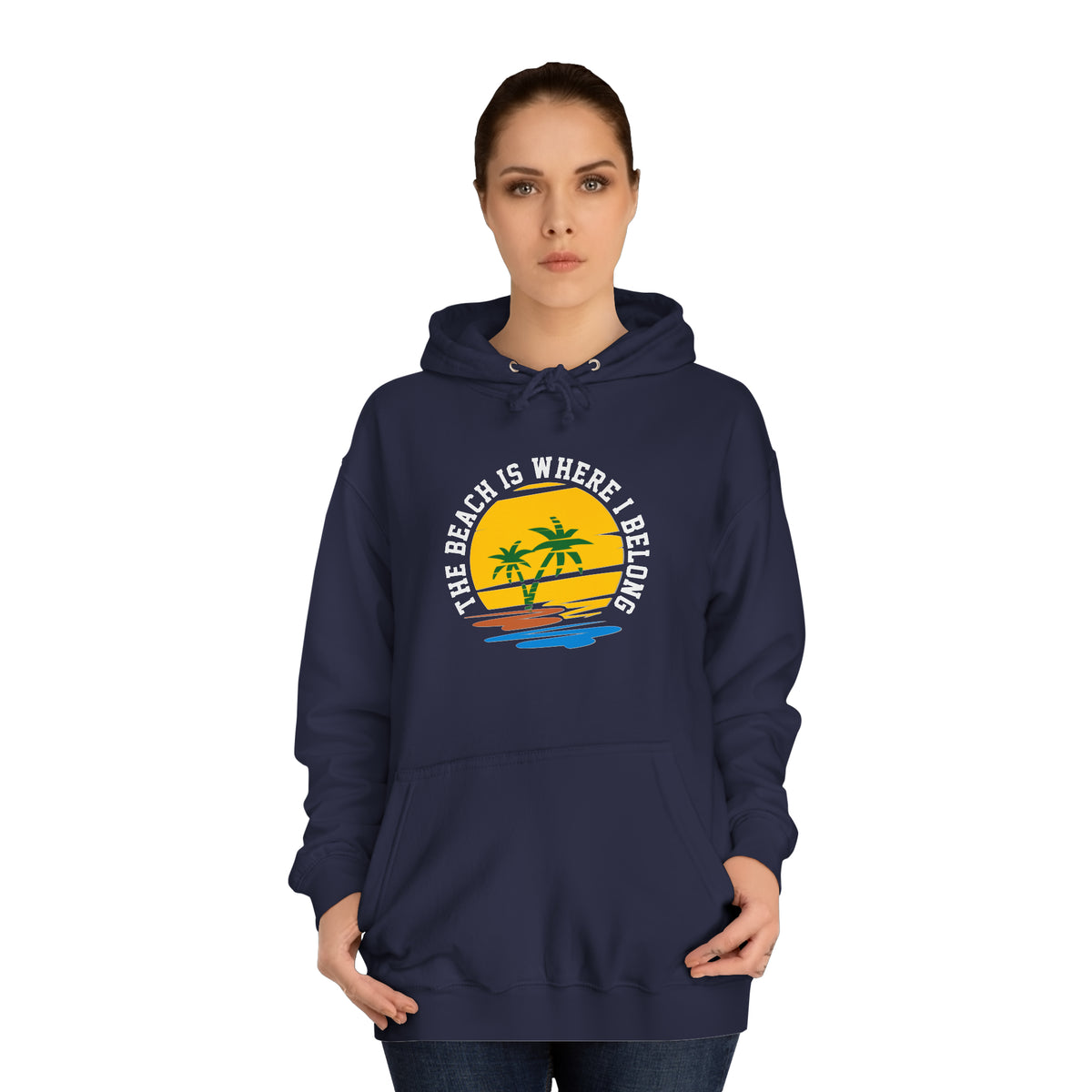 The Beach Is Where I Belong Unisex Hoodie