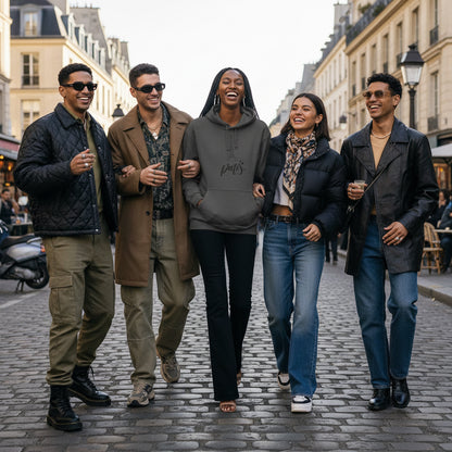 Hoodie - Minimalistic Letter 'R' Design Printify