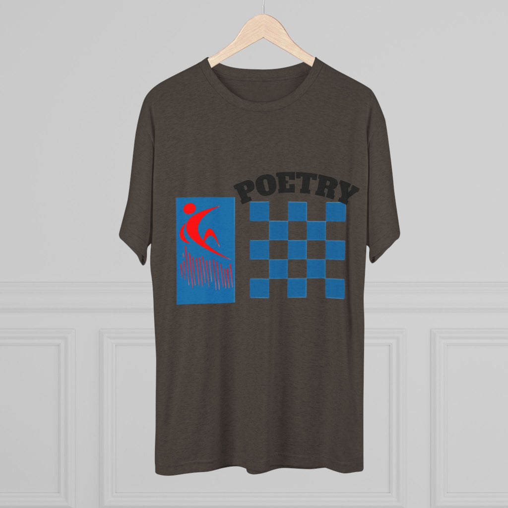 Poetry Inspired Unisex Tri-Blend Crew Tee - Soft Casual Wear for Artistic Souls, Perfect for Poetry Lovers, Gift for Writers, Creative [...] Printify