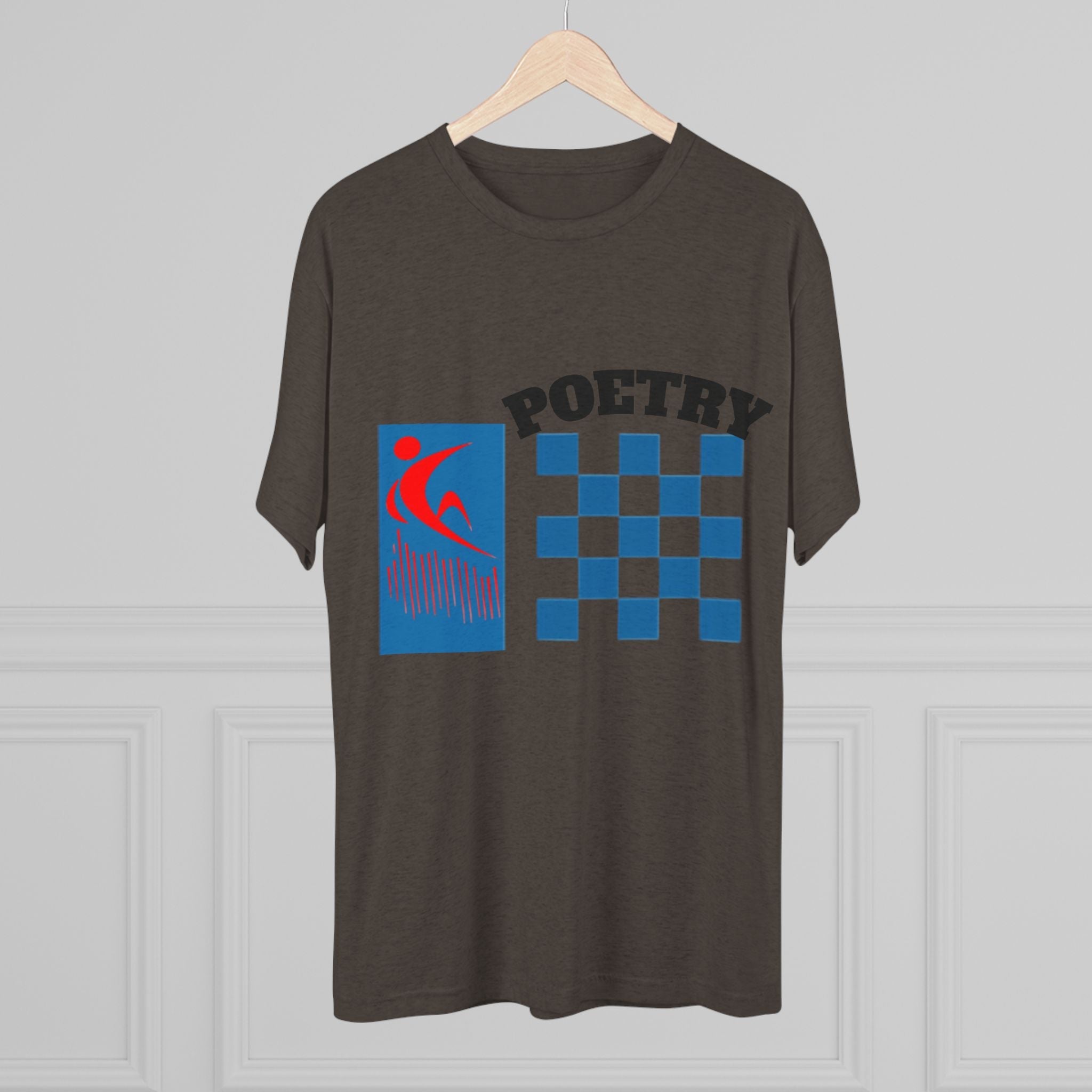Poetry Inspired Unisex Tri-Blend Crew Tee - Soft Casual Wear for Artistic Souls, Perfect for Poetry Lovers, Gift for Writers, Creative [...] Printify