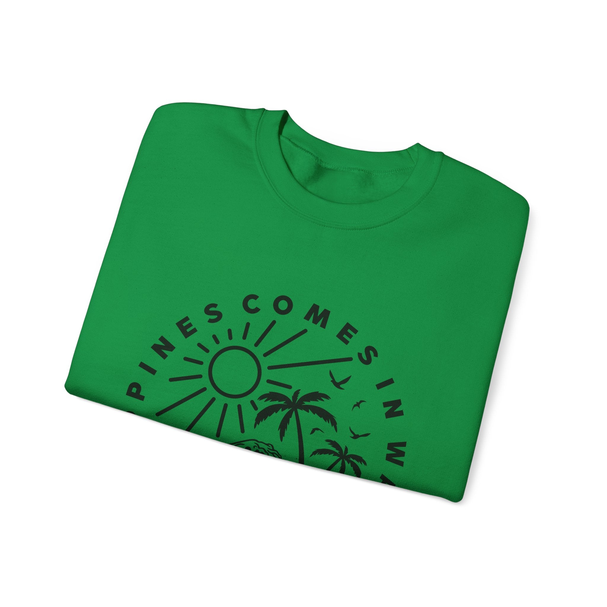 Le bonheur vient par vagues Sweatshirt 