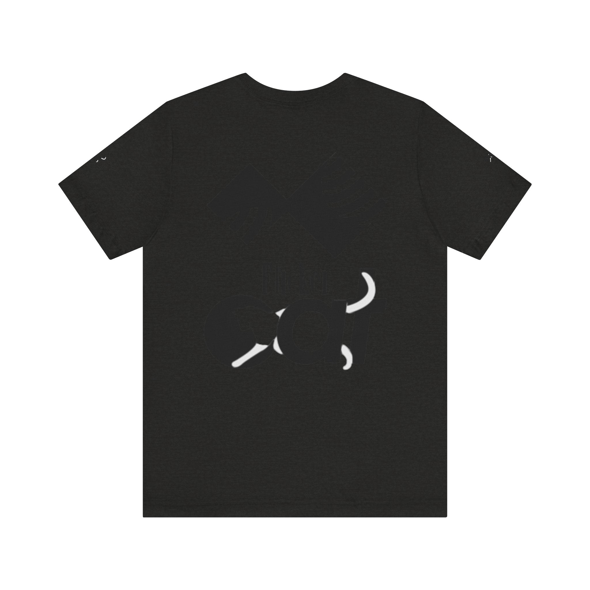 Flicker Cat Graphic Tee - Unisex Jersey Short Sleeve T-Shirt for Cat Lovers