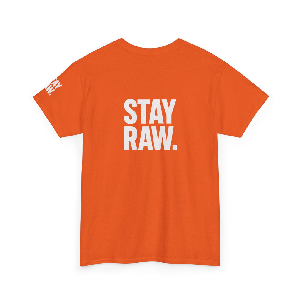 Raw Energy Unisex Tee - Stay Raw, Casual Wear, Street Style, Everyday Outfit, Graphic Tee, Gift for Him/Her Printify