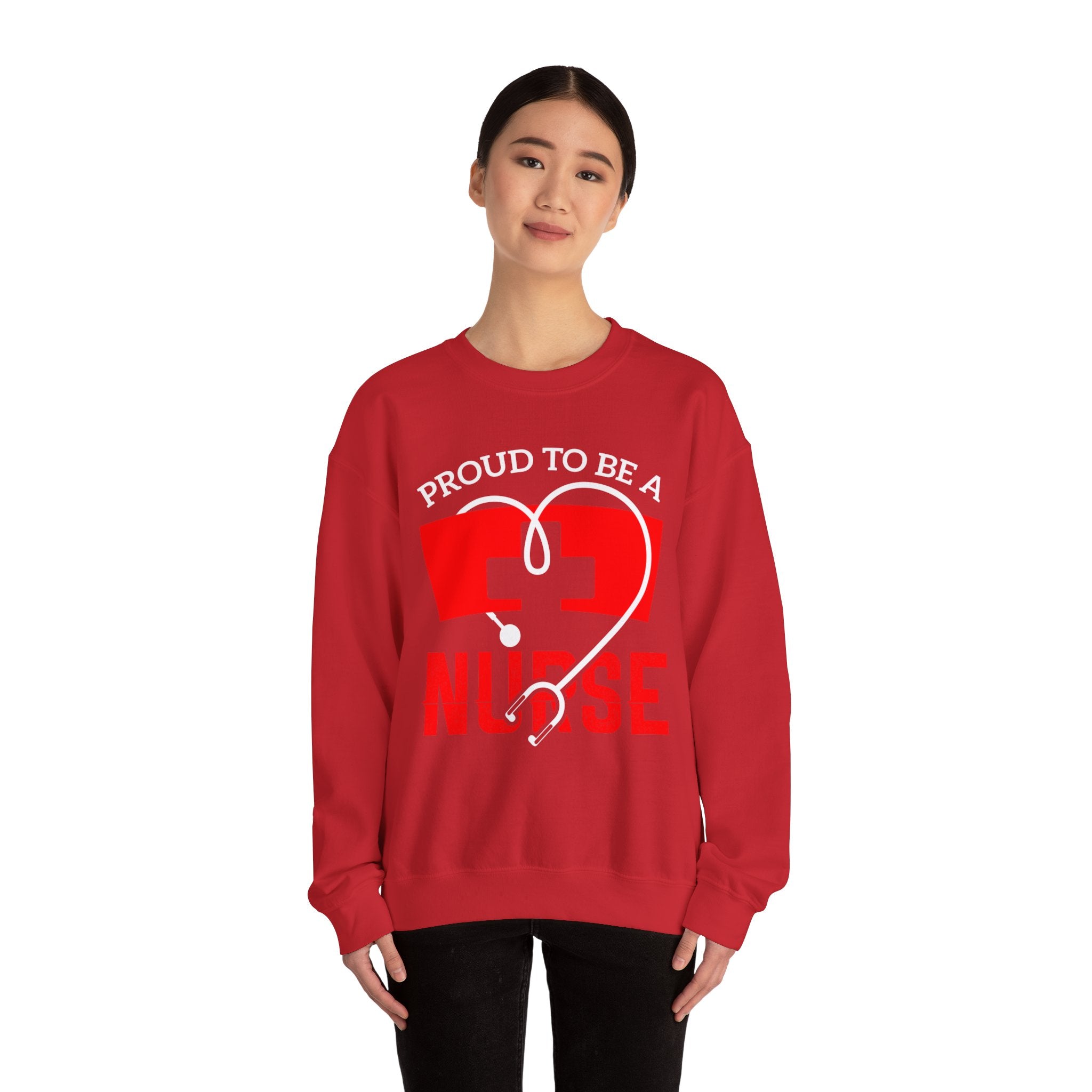 Fier d’être un sweat-shirt unisexe infirmière 