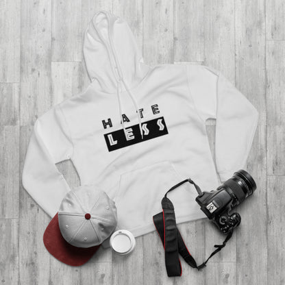 Hate Less Unisex Pullover Hoodie - Positive Vibes for Everyday Wear