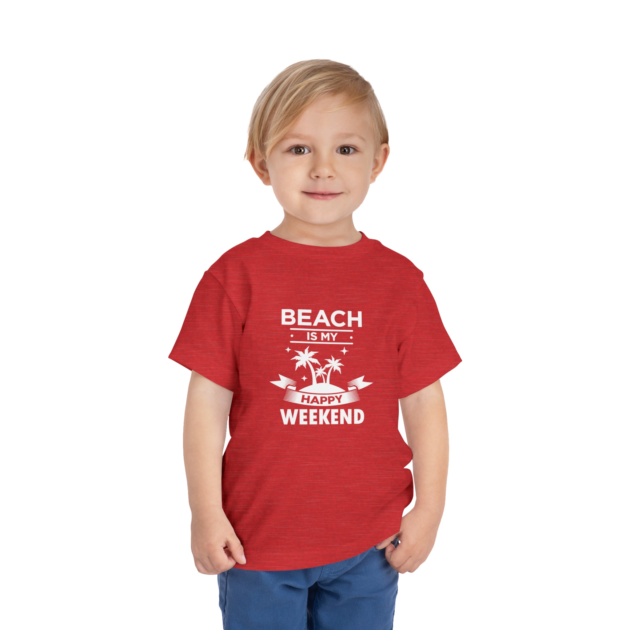 La plage est mon tee-shirt pour tout-petits Happy Weekend 