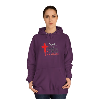 1Cross 3Nails 4Given Unisex Hoodie Printify