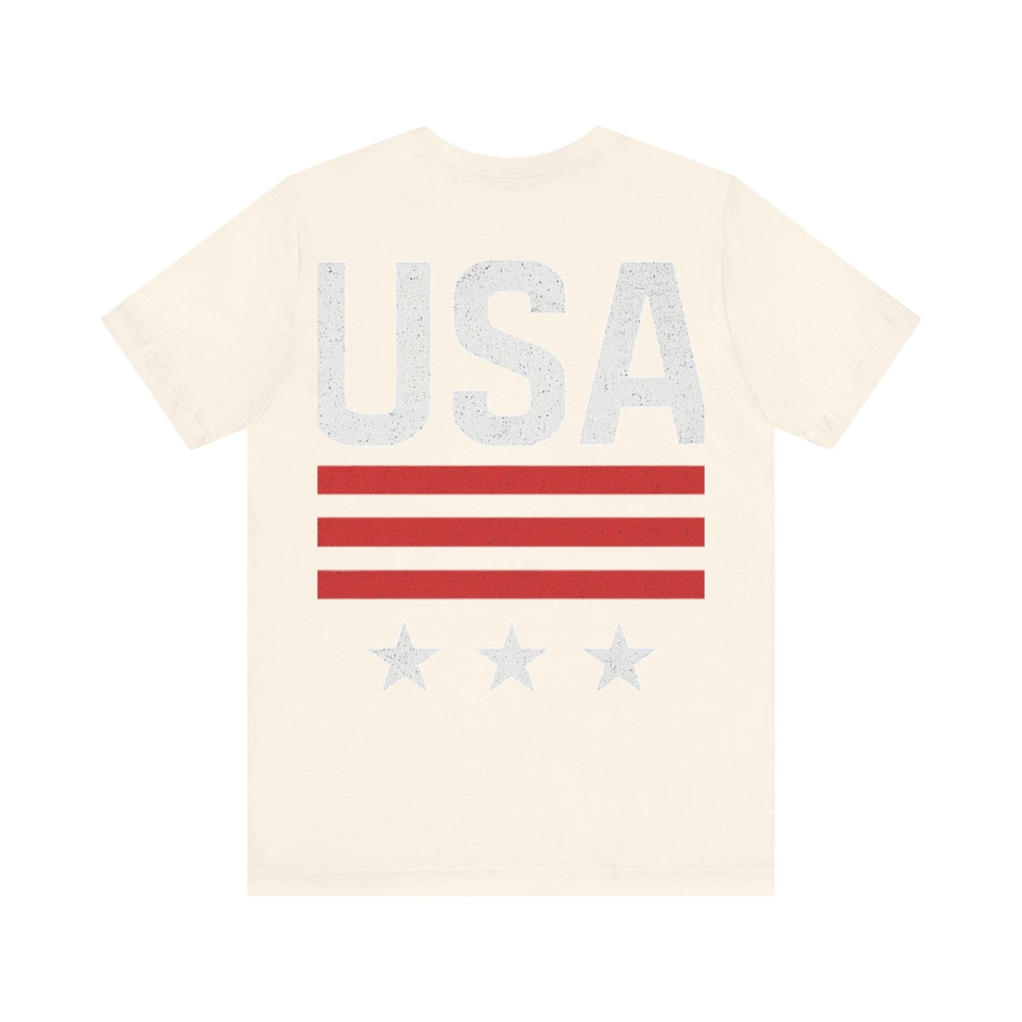 Patriotic USA Tee, Unisex Short Sleeve T-Shirt, July 4th Celebration Shirt, American Pride Apparel, Casual Summer Wear, Gift for Patriot