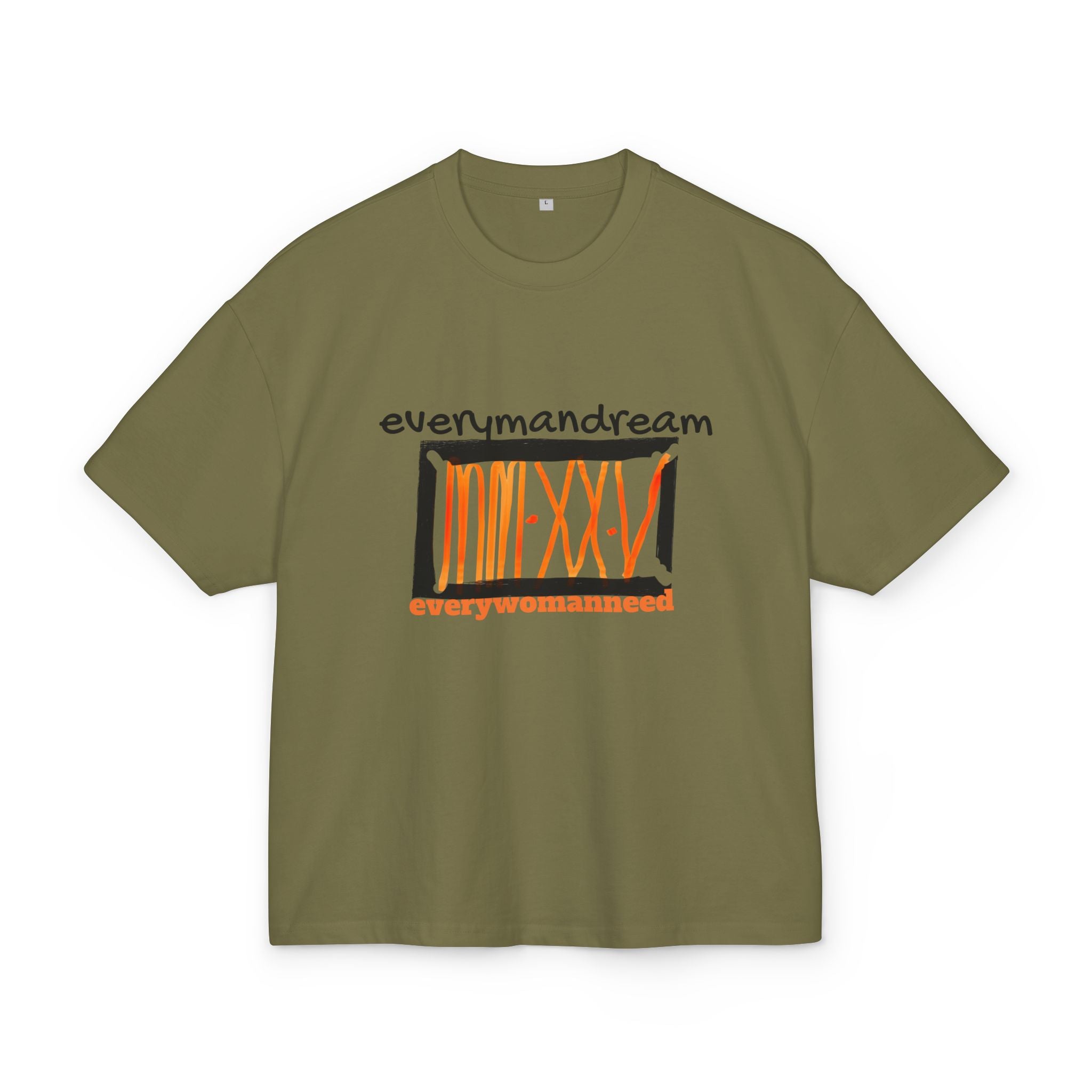 Everyman Dream Unisex Box Tee - Soft Cotton Graphic T-Shirt for Casual Style