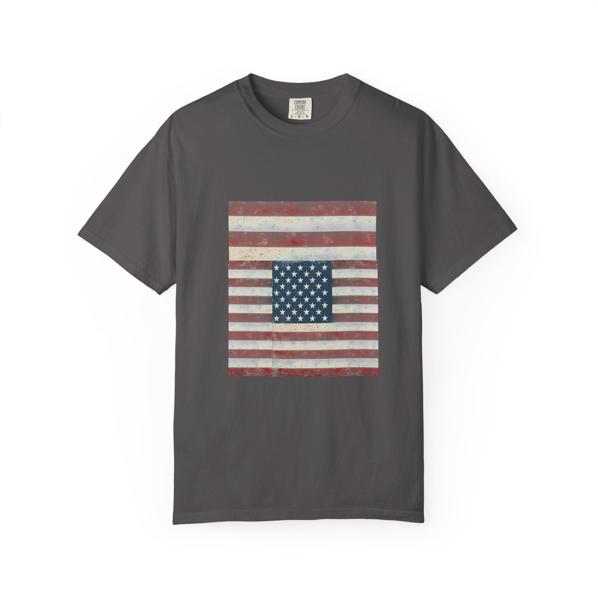 Patriotic Garment-Dyed T-Shirt | Perfect for 4th of July, Memorial Day, Casual Wear, Gifts, Americana Style Printify