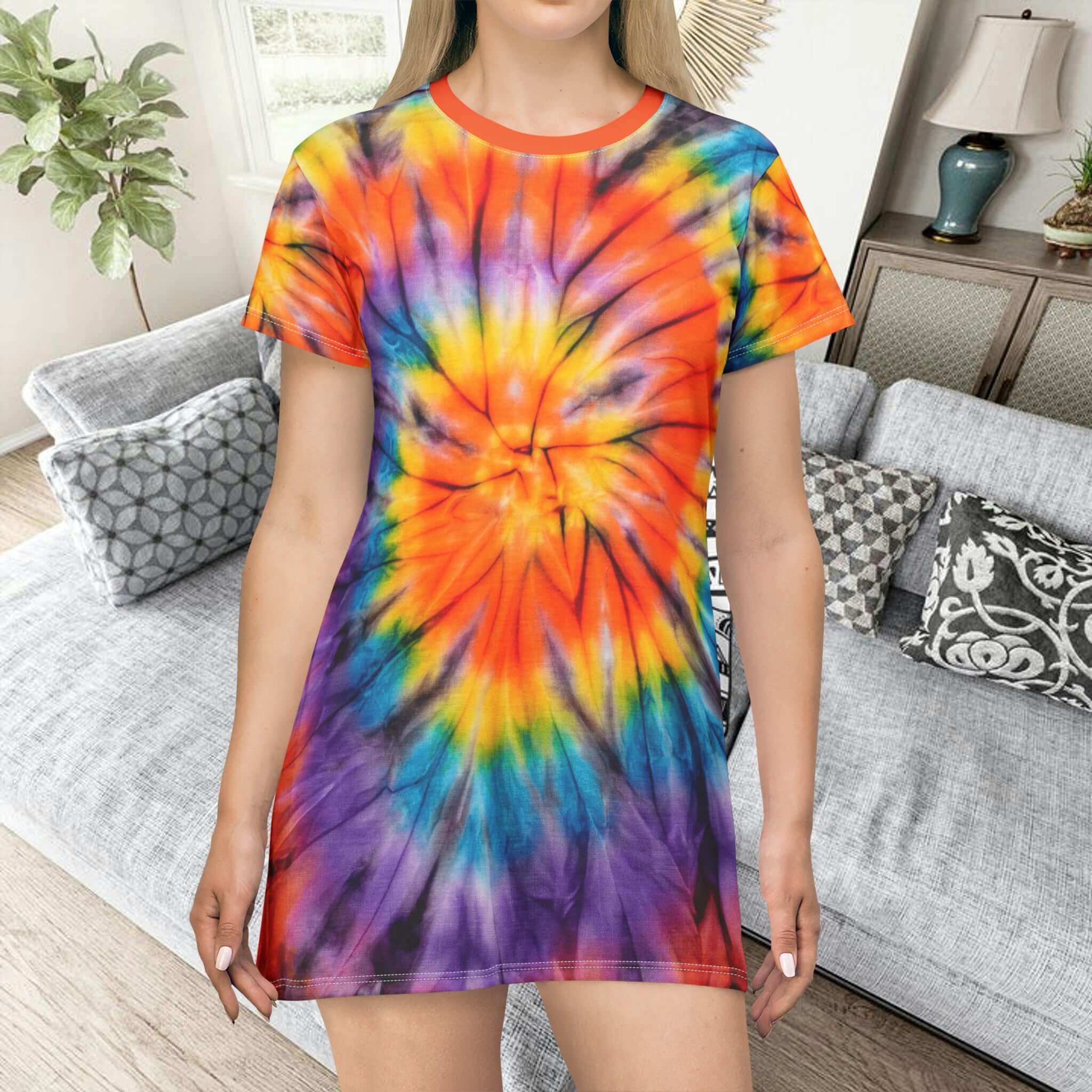 T-Shirt Dress (AOP) - RC’nSONS