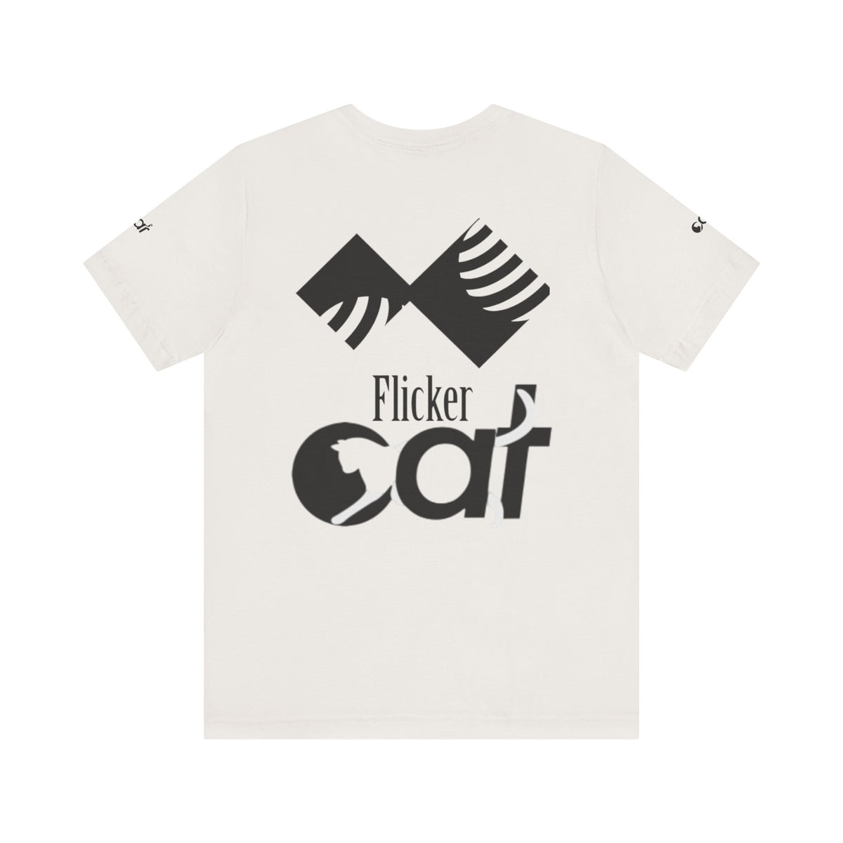 Flicker Cat Graphic Tee - Unisex Jersey Short Sleeve T-Shirt for Cat Lovers