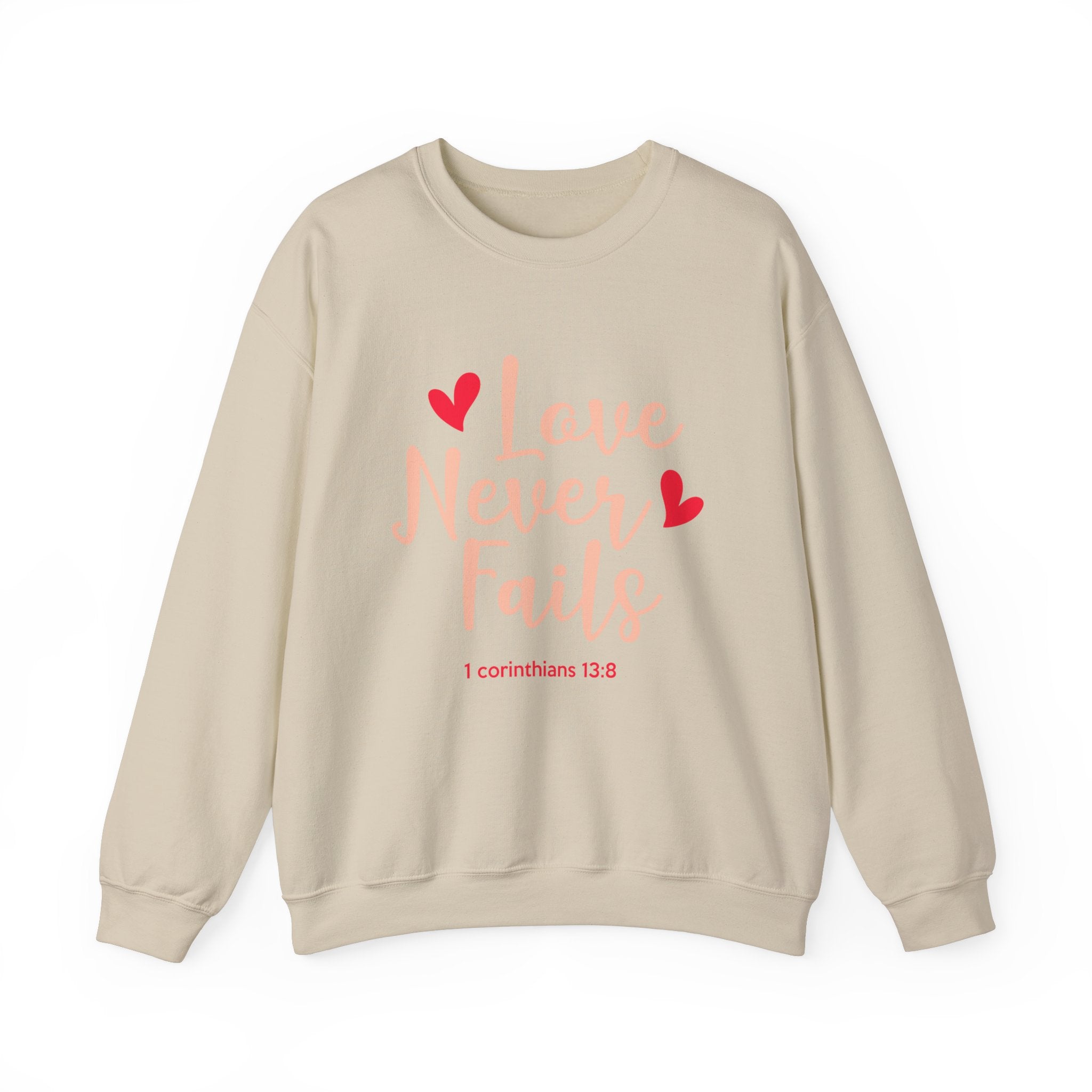 L’amour n’échoue jamais Sweatshirt unisexe 