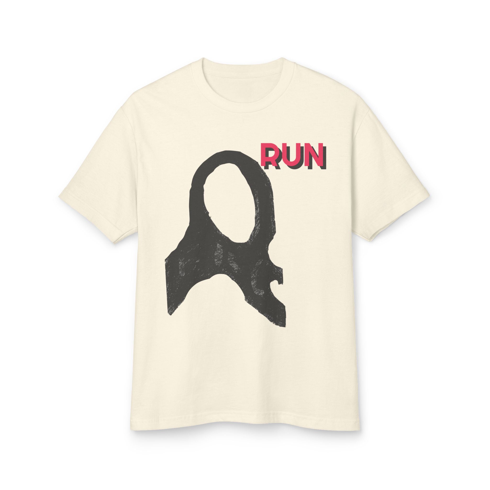 Casual Unisex Tee -  Run Graphic