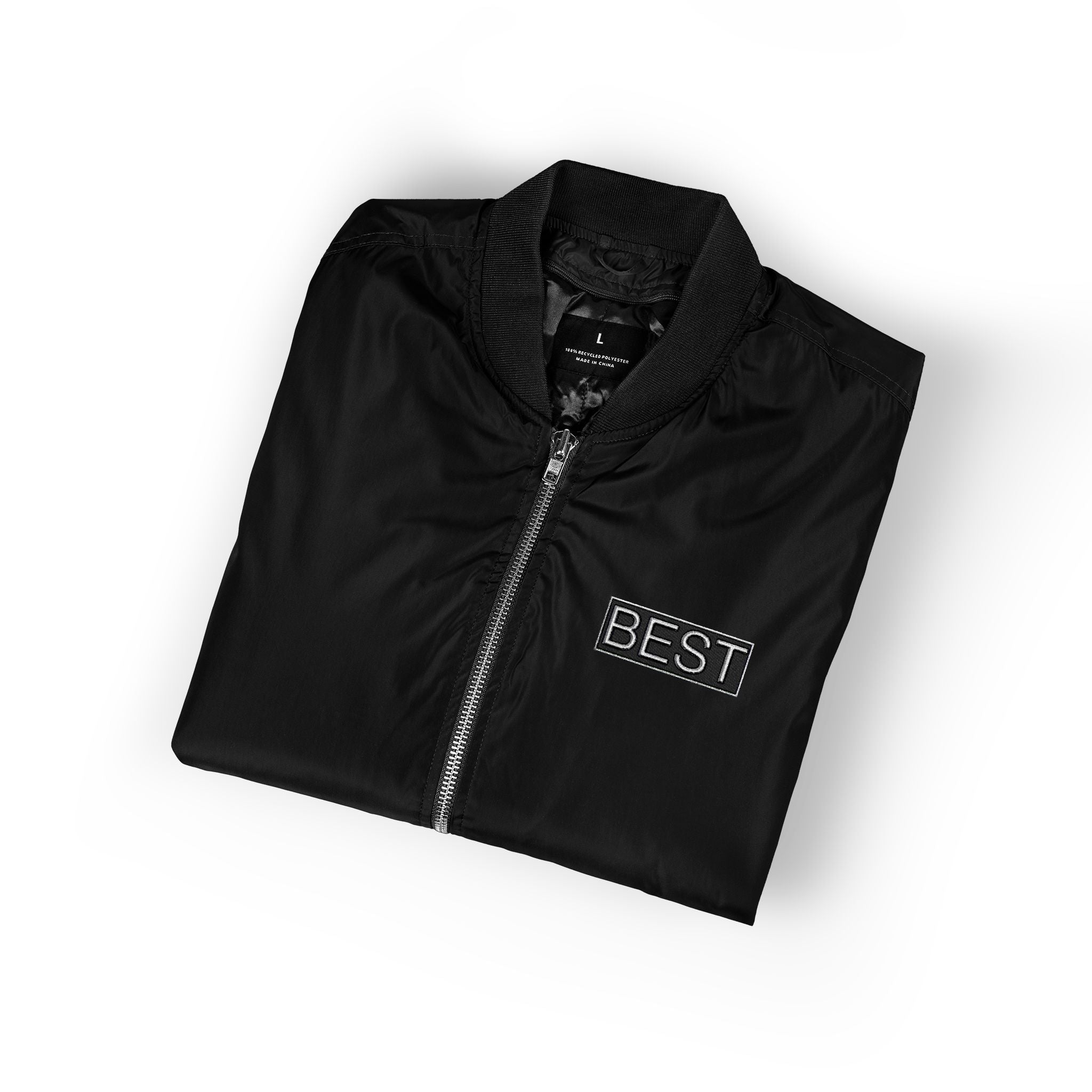 Eco-Friendly Recycled  Jacket with 'BEST' Embroidery