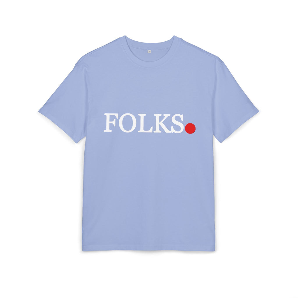 Oversized Tee with Bold Red Dot, Everyday Tee Printify