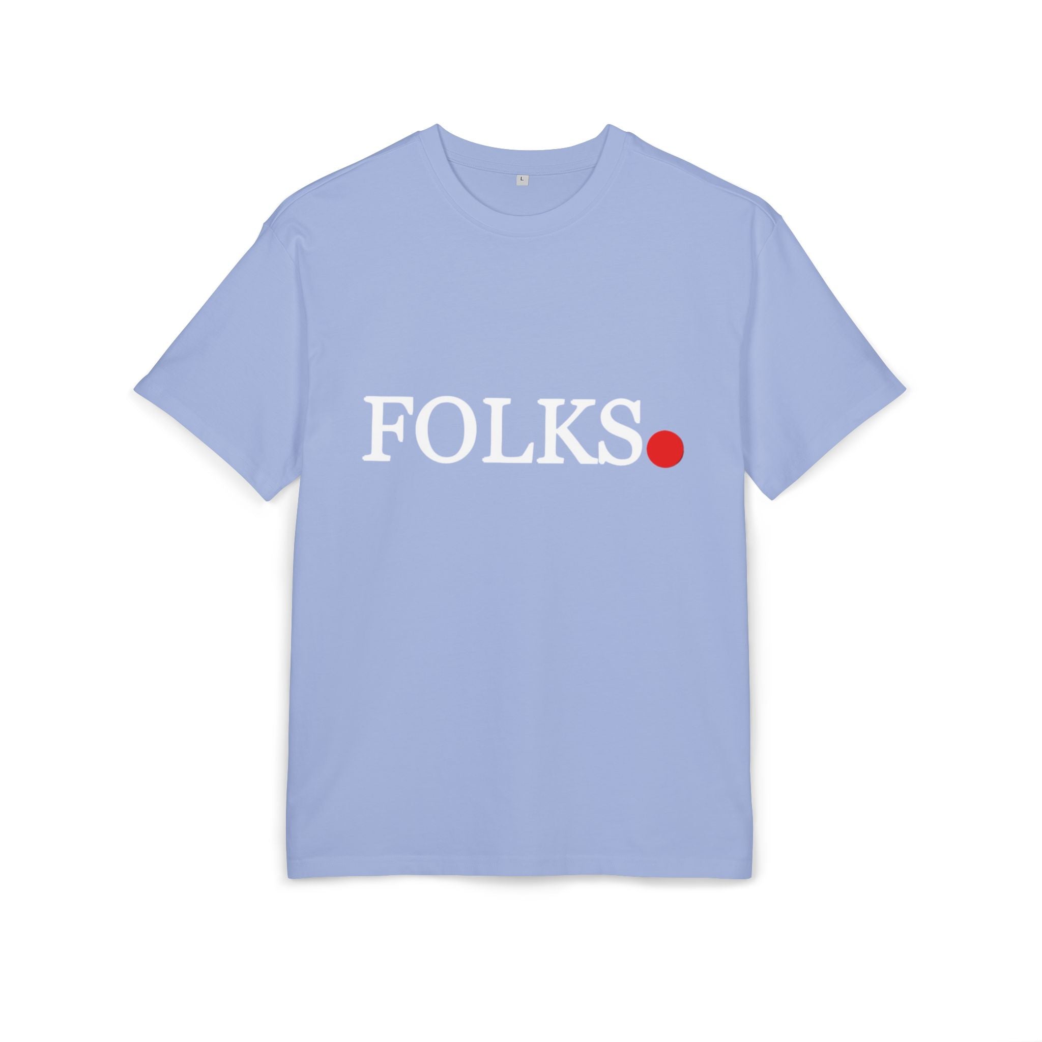 Oversized Tee with Bold Red Dot, Everyday Tee Printify