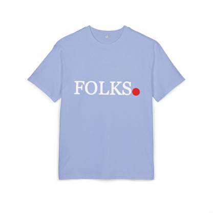 Oversized Tee with Bold Red Dot, Everyday Tee Printify