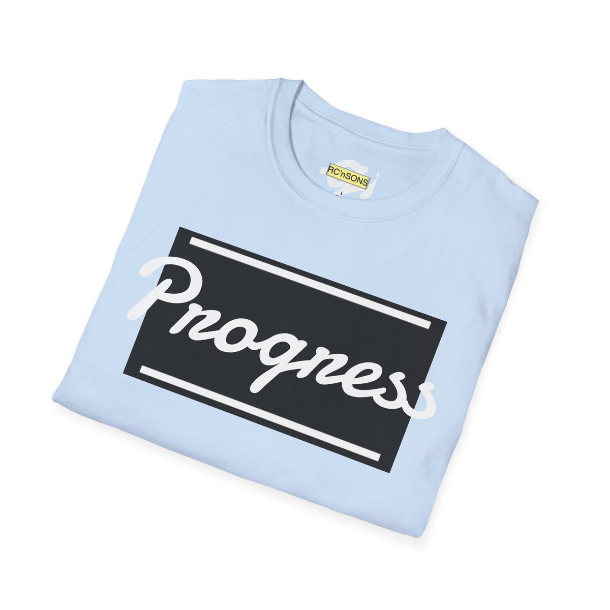 Motivational Unisex Softstyle T-Shirt | Progress Tee, Gift for Teens, Casual Wear, Workout Shirt, Inspirational Apparel Printify