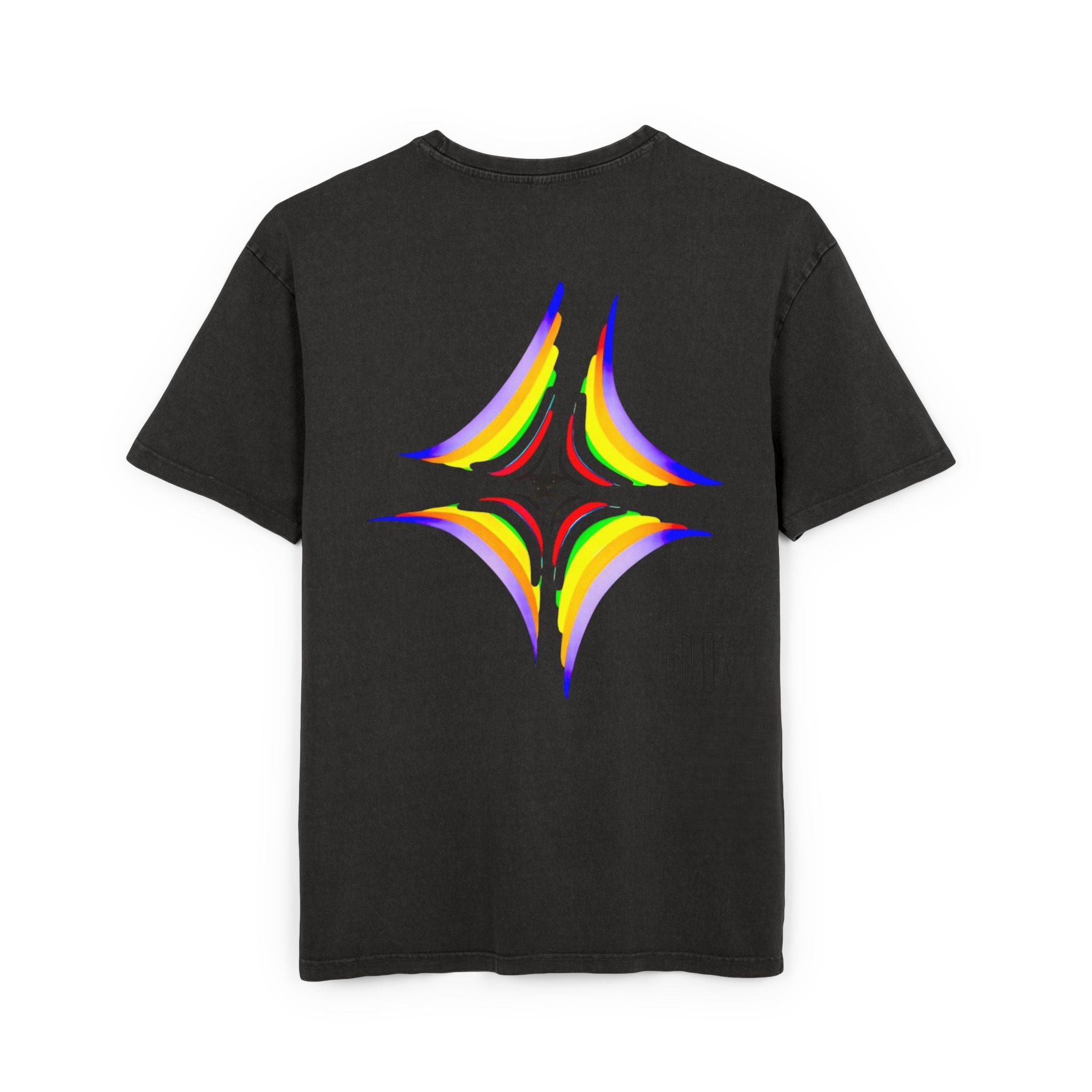 Acid Washed Heavy Oversize Tee-Inner core design