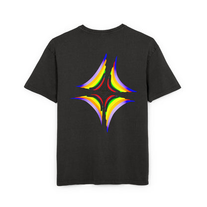 Acid Washed Heavy Oversize Tee-Inner core design